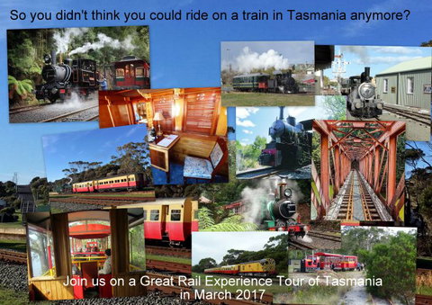 Great Rail Experiences  Tasmania Tour 2017 - Tourism Search 0
