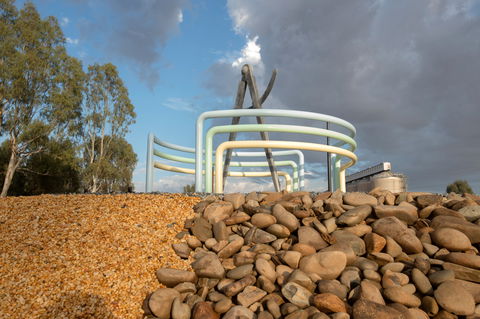 Lyrics, Landscapes And Lintels - Leeton Public Art Trail - Tourism Search 1