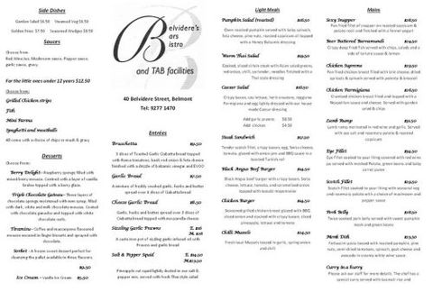 Belvideres Bar & Bistro - Tourism Search 4