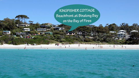 KINGFISHER COTTAGE Beachfront At The Binalong Bay - Tourism Search 16