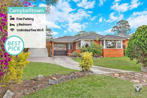 CAMPBELLTOWN HOLIDAY HOME 3 BED + FREE PARKING NCA039 - Tourism Search 0