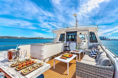 Vivid 90-Minute Sydney Harbour Intimate Catamaran Cruise With Canapes - Tourism Search 4