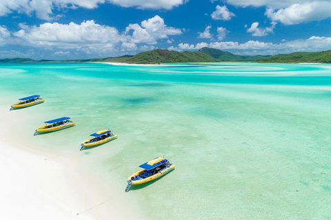 Great Barrier Reef Scenic Flight And Ocean Rafting Whitehaven Beach Day Trip - Tourism Search 2