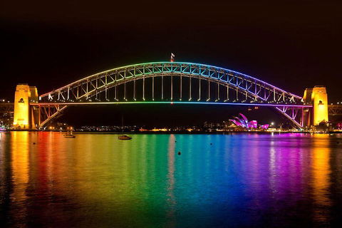 Vivid 90-Minute Sydney Harbour Small Group Catamaran Cruise - Tourism Search 3