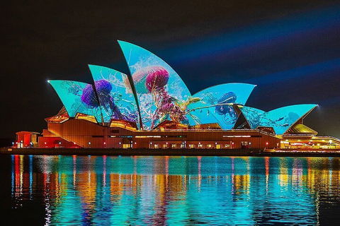 Vivid 90-Minute Sydney Harbour Intimate Catamaran Cruise With Canapes - Tourism Search 2